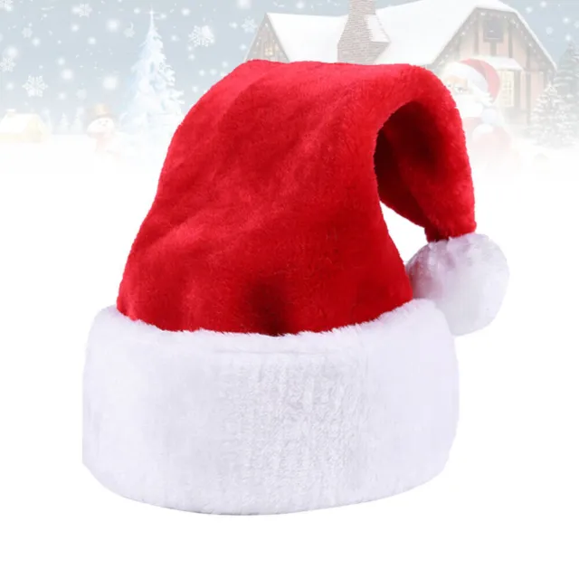 Lustige Weihnachtsmützen Für Erwachsene Weihnachtsmann-Mütze Verdicken NEU