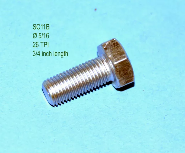 SC11B Schraube hexagon Screw 5/16 cycle 26TPI x 3/4 BSA Triumph AJS Norton Ariel