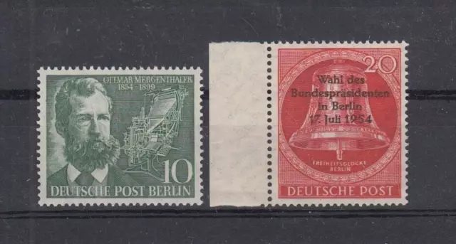 Berlin 117-118 ** (Ottmar Mergenthaler, Bundespräsidentenwahl) (263)