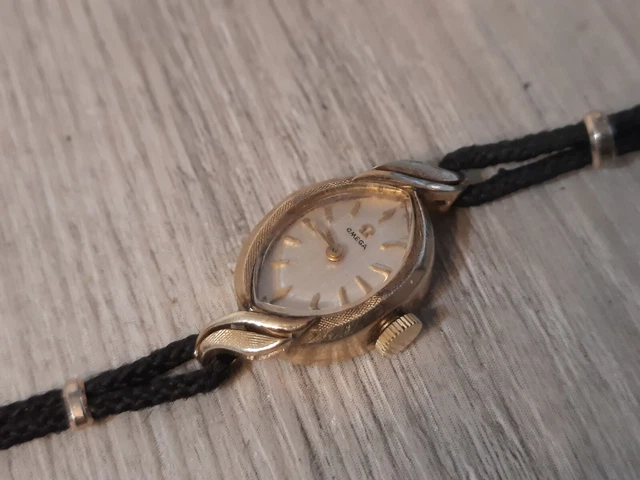 Omega Watch Womens Vintage 14k Gold L & D Ladies Vintage Self Winding Omega Watch Womens Vintage 14k Gold L & D Ladies Vintage Self Winding