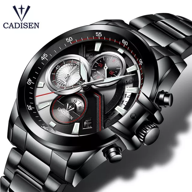 MARAVILLOSO RELOJ DE Pulsera Parte Superior Marca Hombre Cadisen