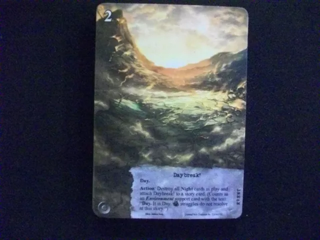 Call Of Cthulhu LCG Official FFG Daybreak Alt Art Promo Card.