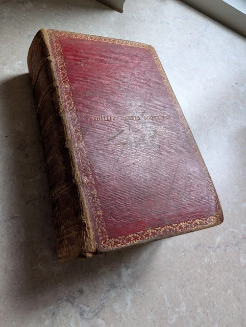 KING JAMES' HOLY BIBLE OLD & NEW TESTAMENT full leather Davies Cooke ...