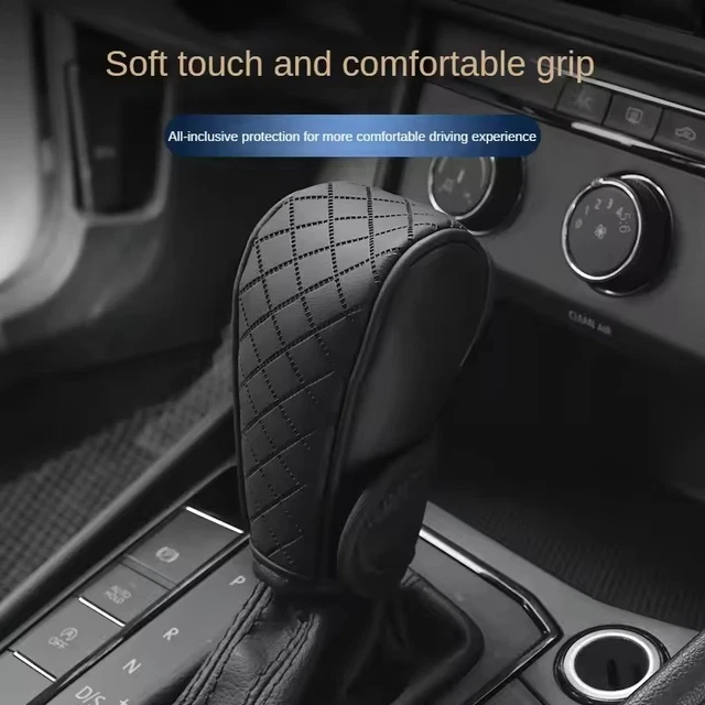 Gautora Gear Shift Knob Cover With Emblem For Mercedes Sprinter W907/W910 – Black Plastic
