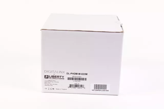 Liberty AV Solutions DL-PHDM-M-023M/23m Active Câble HDMI - New-Open Boîte