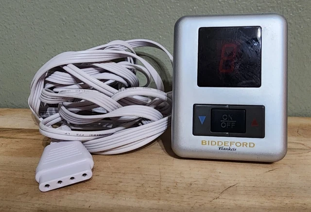 BIDDEFORD SEALY TC15B3 Electric Blanket Control Controller 4-Prong Silver  TESTED $14.99 - PicClick