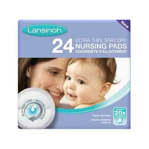 Lansinoh Disposable Nursing Breast Pads, Pack of 24