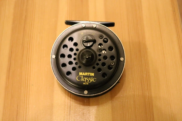 FLIEGENROLLE "MARTIN CLASSIC" MC 78, Gebraucht mit Schnur EUR 15,00 -  PicClick DE