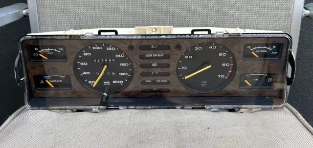 Holden 1978-84 Vb-Vc-Vh Commodore Sle V8 Gm Woodgrain Dash Instrument Cluster!!