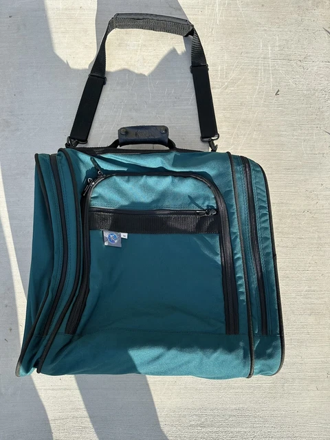 Vintage Eagle Creek Travel Gear Green Duffle Tote Cargo Bag Medium Outdoor
