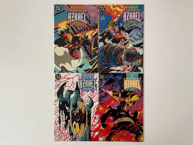 Batman Sword of Azrael Vol. 1 Books 1 to 4 (Full Set) O'Neil & Quesada 1992