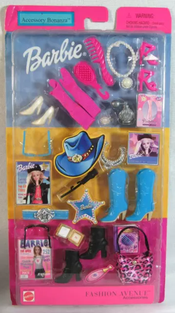 New Barbie 2002 Fashion Avenue Accessory Bonanza #6 -Shoes & Boots 23 Pcs #28868