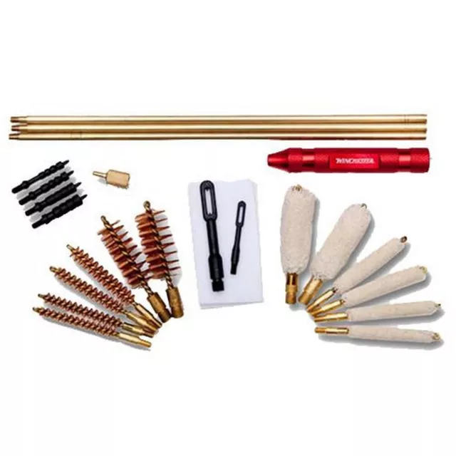 Winchester 14 Piece Universal Shotgun Cleaning Kit w/ Solid Brass Rods - 363066