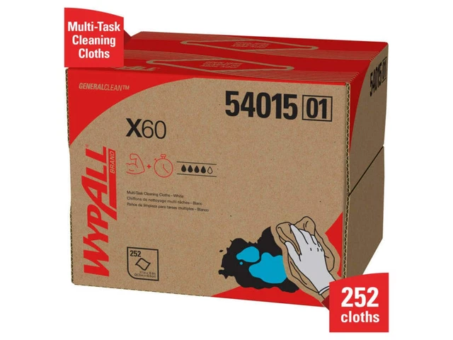 Kimberly-Clark 54015 - WypAll General Clean X60 Multi-Task Cleaning Cloths, 11.1