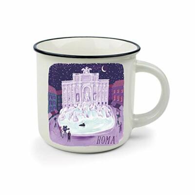 Legami Cup-Puccino Napoli Tazza Multicolore Porcellana Bone China 