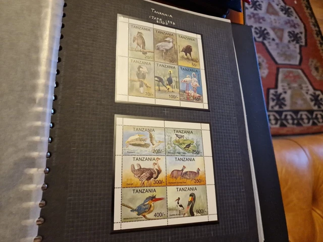 Tanzania 1994 Sg 1769-1780 Birds  Mnh