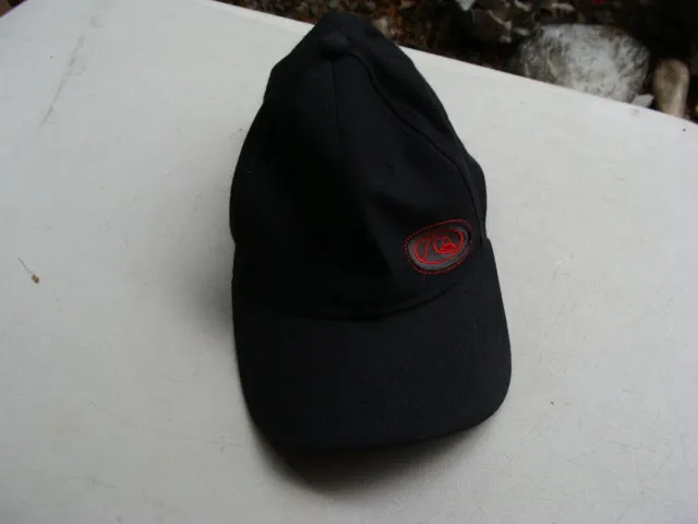 Mens Quik Silver Edition Black with Logo Baseball Hat Cap One Size