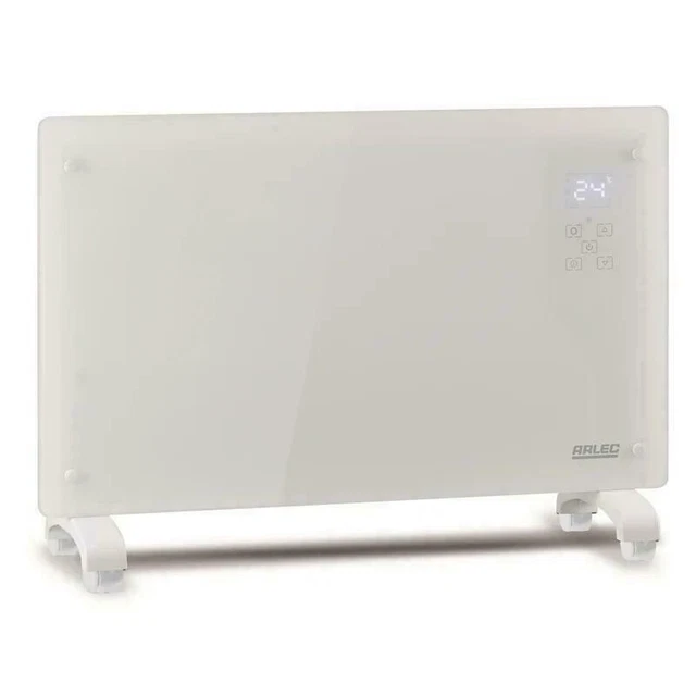 ARLEC 2200W WHITE Glass Panel Heater Touch Control and Remote Control/Wall  Mount $209.00 - PicClick AU