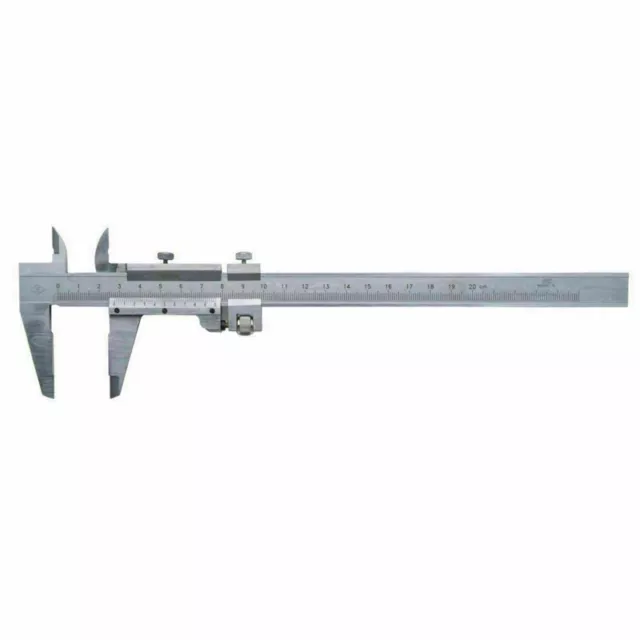 Metric/Imperial 200mm Vernier Caliper Stainless Steel Micrometer Gauge Measuring 3