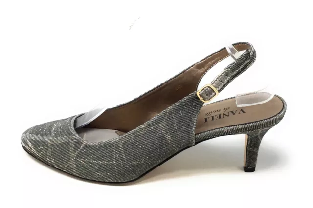 VANELi Womens Luella Slingback Pump Platinum Nizza 9.5 Narrow