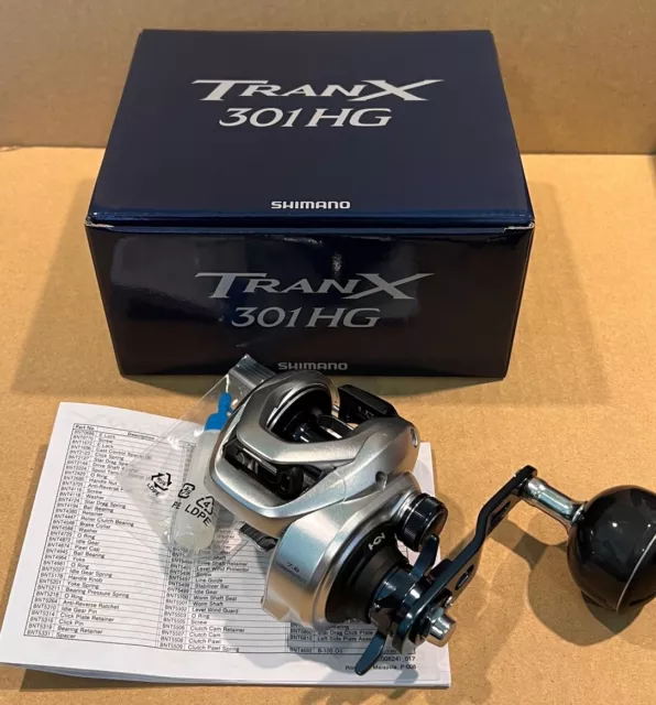 NEW SHIMANO TRANX 301Hg Trx301Ahg Left Hand Reel 7.6:1 *1-3 Days Fast  Delivery* $289.99 - PicClick