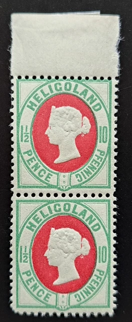 Helgoland 1875, Paar Mi 14e MNH(postfrisch)