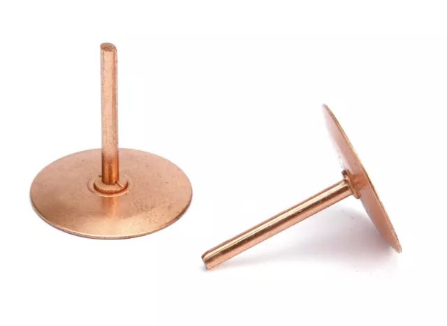 Copper Disc Rivets 19Mm (3/4") Copper Roofing Rivets - Copper Slate Tile Rivet