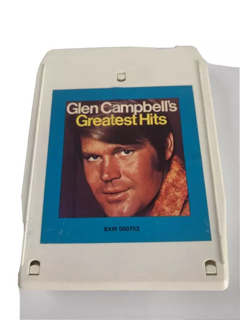 Glen Campbell’s Greatest Hits Vintage 8 Track 8WX 500752 Capitol Untested