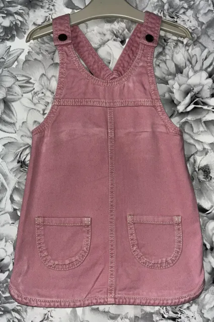 Girls Age 18-24 Months - Next Pink Pinafore Dress