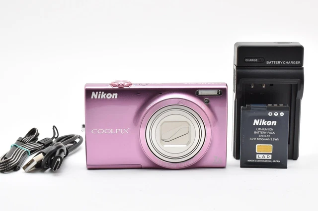 【取引中】Nikon COOLPIX S6100 ピンク 本体 中古】Nikon ニコン COOLPIX S6100 グロスピンク コンパクト