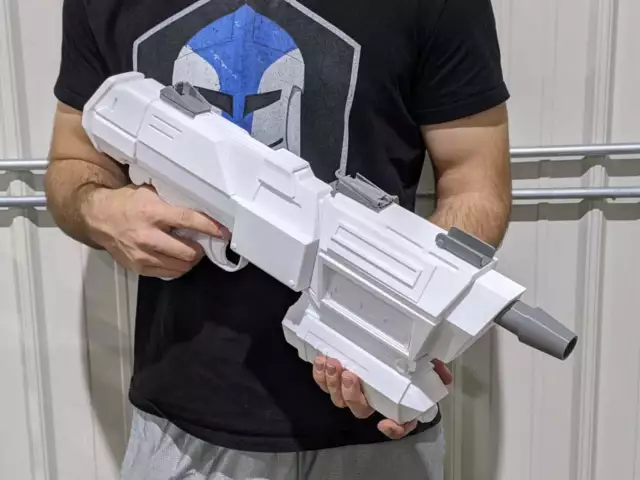 DC-17M Republic Commando Blaster Replica - 3D Printed Prop For Cosplay & Display 2