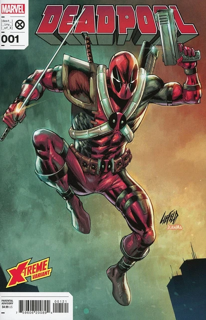 Deadpool #1 2022 Unread 1st Print Rob Liefeld Variant Cover Marvel Comic