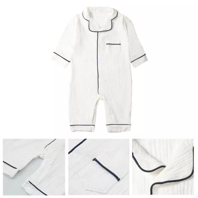 Baby Boy Girl Pajamas Soft One-Piece Romper for Infant & Toddler Clothes 2