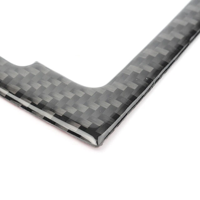 Cover Cruscotto In Finto Carbonio Per Mini Countryman R60 (2011-2016) | Pannello Console Centrale Con Uscite Aria | Adesivo 3M Per Installazione Facile | Antigraffio E Antipolvere