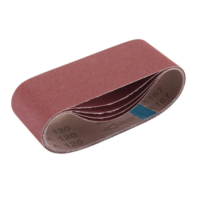 Draper Cloth Sanding Belt, 75 x 457mm, 120 Grit (Pack of 5) 09235