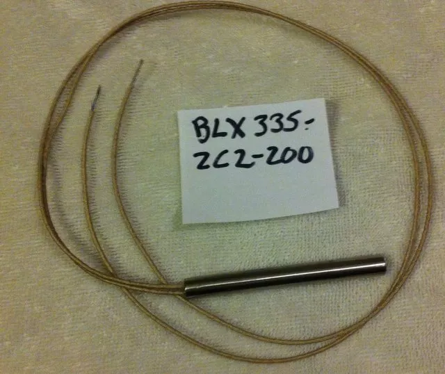 Cartridge Heater OGDEN BULLET HEATER .375"D x 3.5"L, 200W, 240V #BLX335-2C2