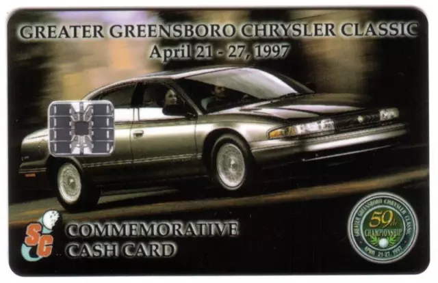 Greater Greensboro Chrysler Golf Classic Chip Tarjetas (4/97) Set De 4 Teléfono