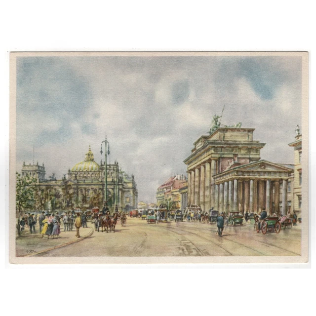 Künstler-AK v. W. Tritt / "Das alte Berlin" - Vor dem Brandenburger Tor