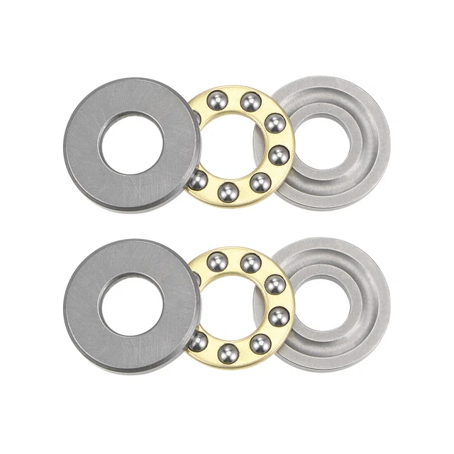 F7-17M Miniature Pressione Sfera Cuscinetti 7x17x6mm con Rondelle 2 pz