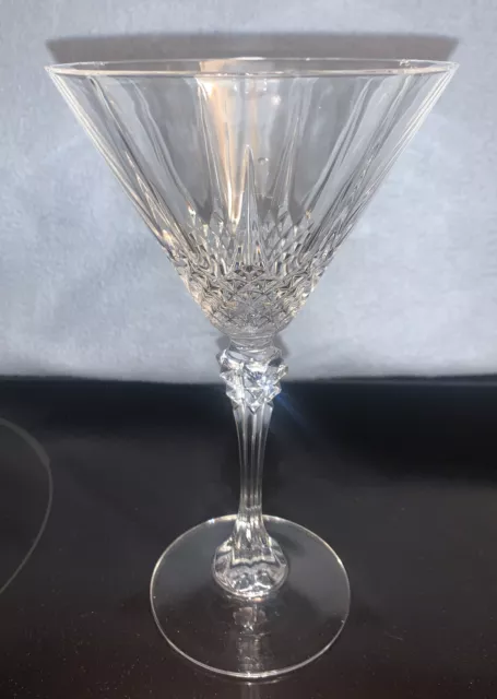 Beautiful Cristal D'Arques-Durand Longchamp  Martini Glass 9 Oz Capacity