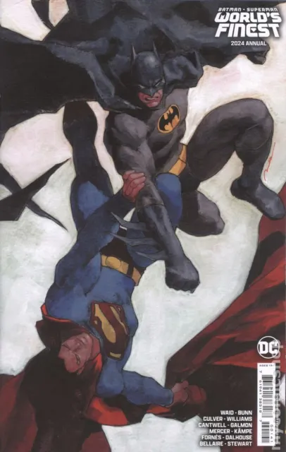 Batman Superman World's Finest Annual 1D NM 2024 Stock Image