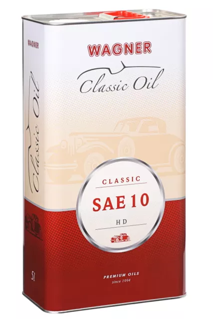 5 Liter WAGNER Classic HD SAE 10W / SAE 10 Oldtimer Motoröl Motorenöl