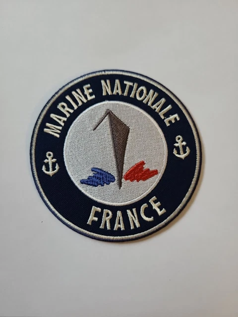Écusson brodé- Dunkerque, le hareng et l'ancre - Patch à coudre