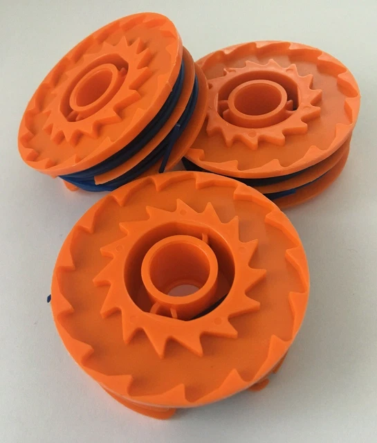 Confezione da 3 Spool & Line adatti per Argos McGregor MET6032 MET4530 MET3525 Trimmer