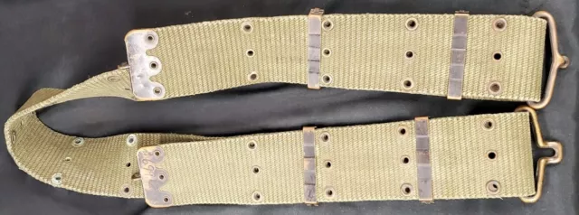 Combat US Military Pistol Belt possible Vietnam Era