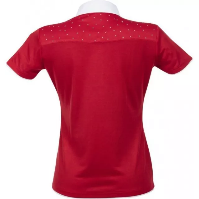 Ladies Horse Competition Shirt Strass Stars Womens Horse Riding Equestrian Top