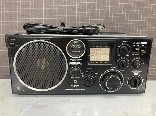 RADIO BCL NACIONAL Panasonic RF-B300 6 bandas FM MW SW De