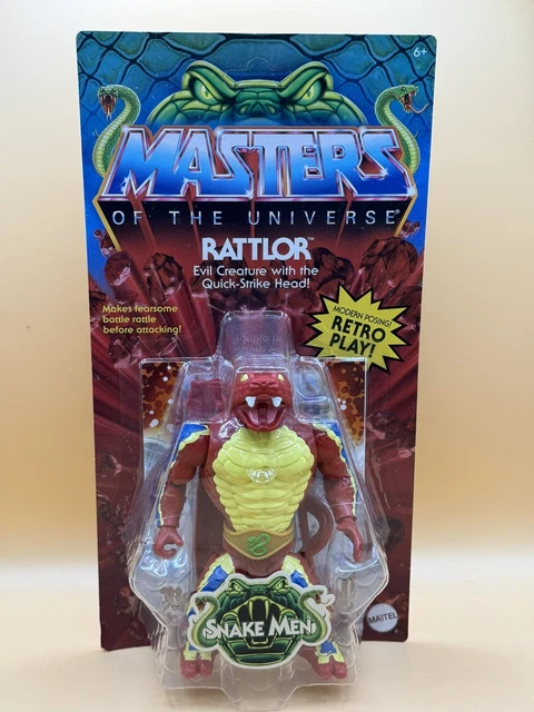 MATTEL CREATIONS MASTERS of the Universe Origins Rattlor Action Figure