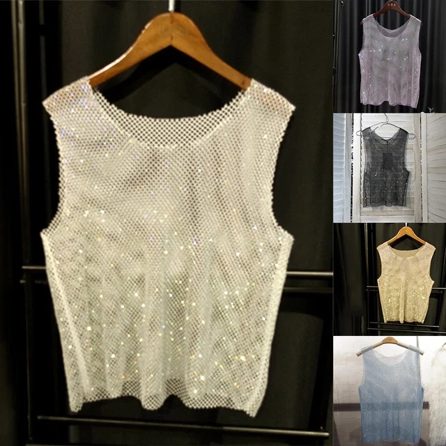 Top da donna sexy senza maniche costumi da bagno estivi canotta serbatoi confezi