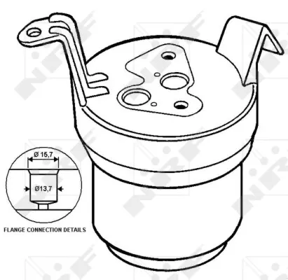 NRF 33111 Dryer, air conditioning for BMW